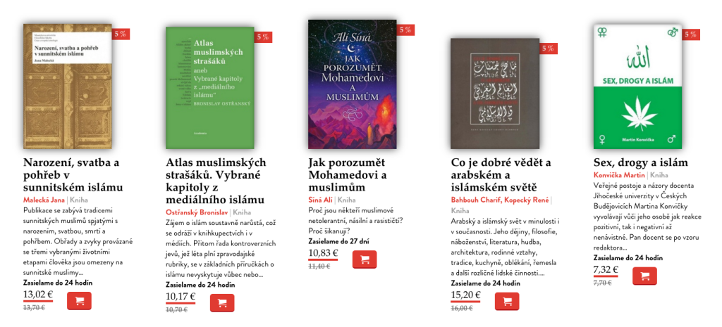 Tieto extrémistické knihy sme našli v našich kníhkupectvách medzi náučnou literatúrou o isláme