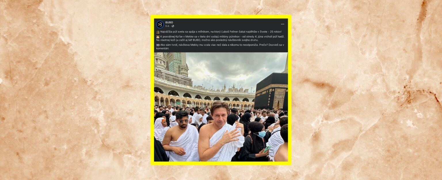 Screenshot: Facebook kancelárie BUBO, úprava: ISLAMONLINE.sk