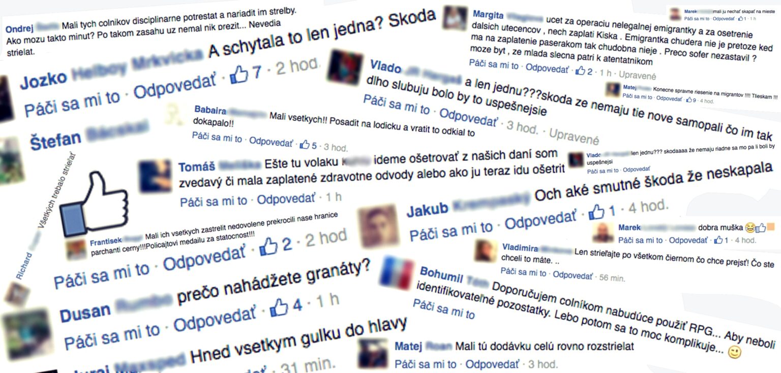 „Strieľajte po všetkom čiernom, čo chce prejsť,“ tešia sa, že naši colníci postrelili sýrsku ženu „Strieľajte po všetkom čiernom, čo chce prejsť,“ tešia sa, že naši colníci postrelili sýrsku ženu