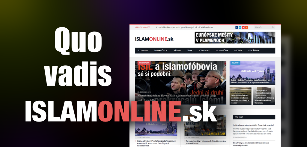 ISLAMONLINE.sk – Dôvody vzniku a zhodnotenie roku 2014