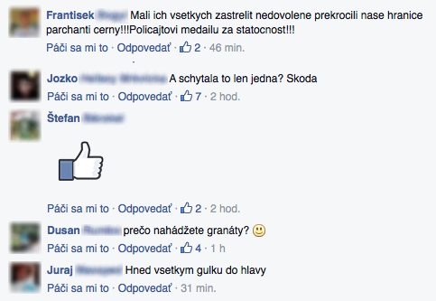 Facebooková stránka portálu Topky.sk